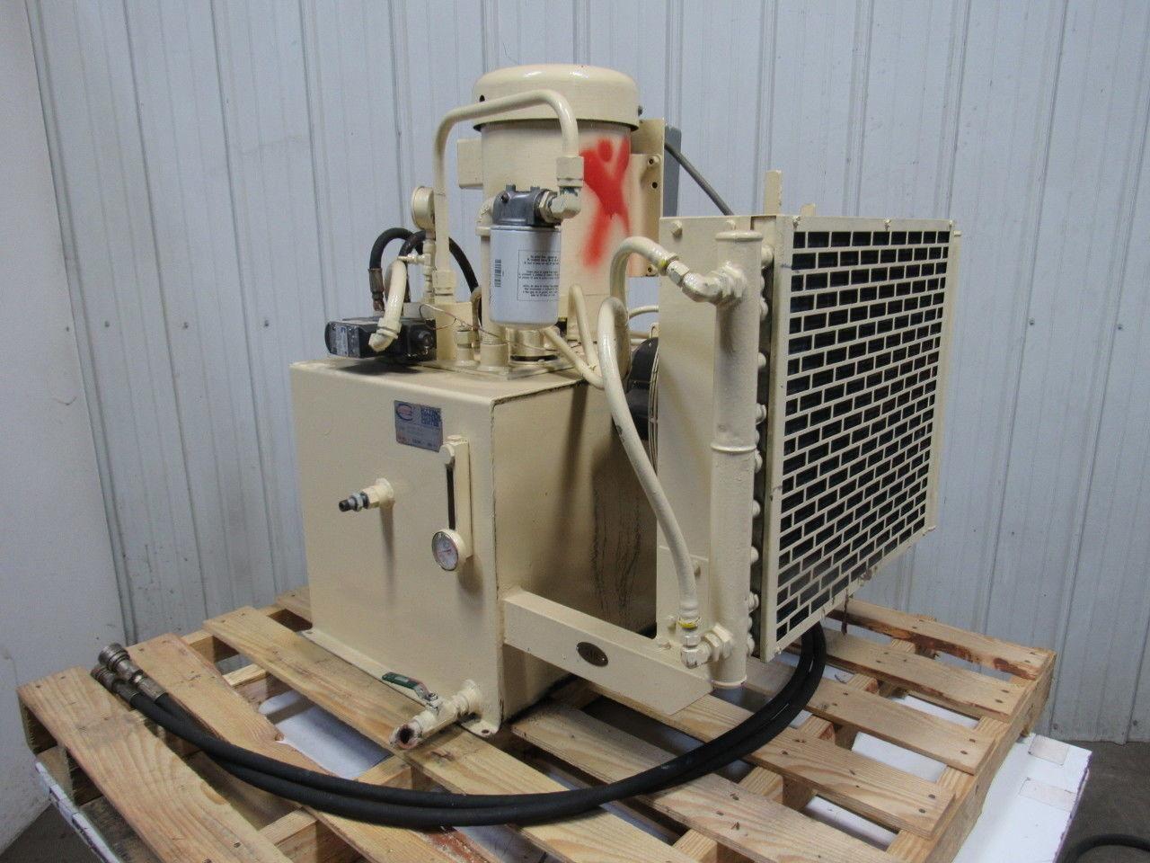 Continental V8-100T-25V-V1 25 Gallon 10Hp 208-230/460V Hydraulic Unit