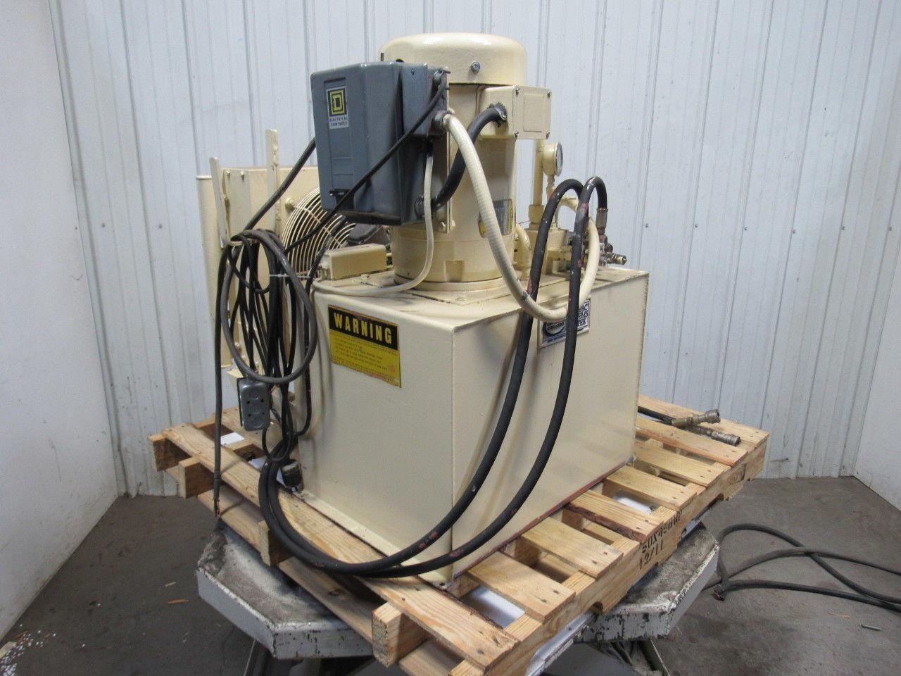 Continental V8-100T-25V-V1 25 Gallon 10Hp 208-230/460V Hydraulic Unit