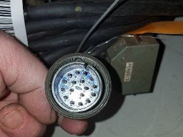 Yaskawa Motoman Yasnac XRC ERCR-UP6-RB11 17 Pin Terminated CNC Cable 25'