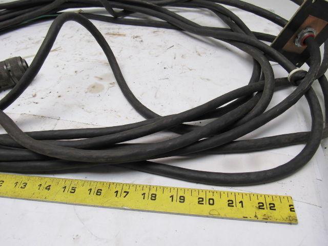 Yaskawa Motoman Yasnac XRC ERCR-UP6-RB11 17 Pin Terminated CNC Cable 25'