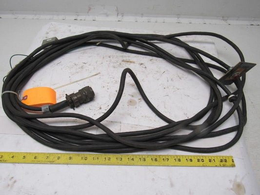 Yaskawa Motoman Yasnac XRC ERCR-UP6-RB11 17 Pin Terminated CNC Cable 25'
