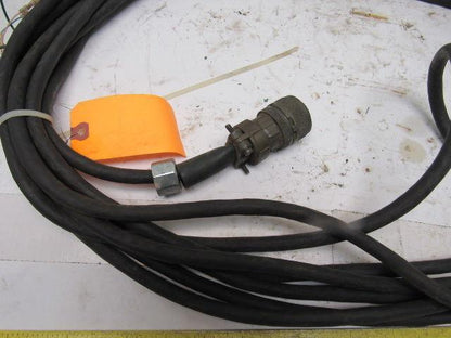 Yaskawa Motoman Yasnac XRC ERCR-UP6-RB11 17 Pin Terminated CNC Cable 25'