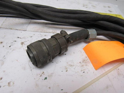 Yaskawa Motoman Yasnac XRC ERCR-UP6-RB11 17 Pin Terminated CNC Cable 25'