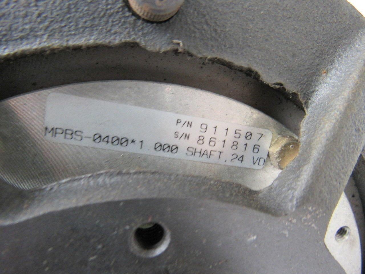 MPBS-0400 24VDC Clutch Brake 1" Shaft