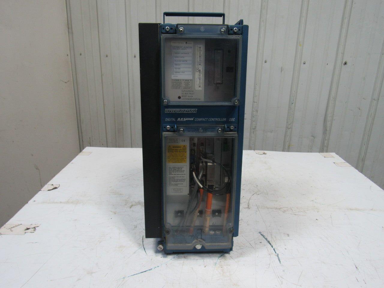 Indramat DDC01.2-N100A-DS68-00-FW Servo AC Controller W/ 4 Cards