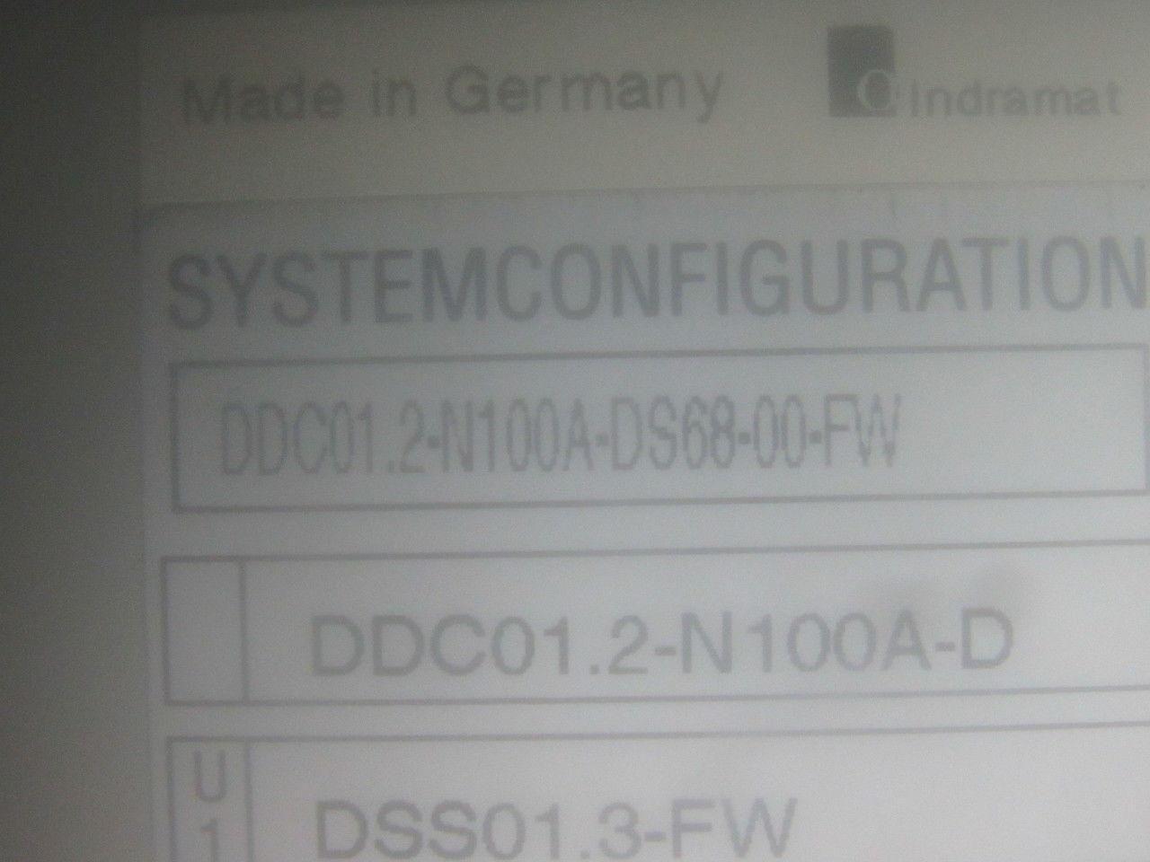 Indramat DDC01.2-N100A-DS68-00-FW Servo AC Controller W/ 4 Cards