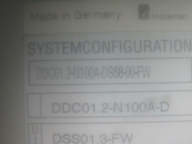 Indramat DDC01.2-N100A-DS68-00-FW Servo AC Controller W/ 4 Cards