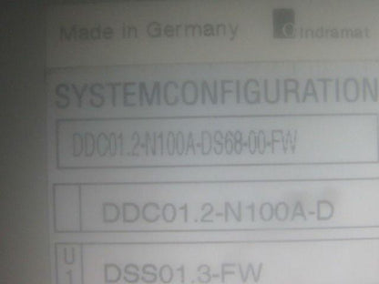 Indramat DDC01.2-N100A-DS68-00-FW Servo AC Controller W/ 4 Cards