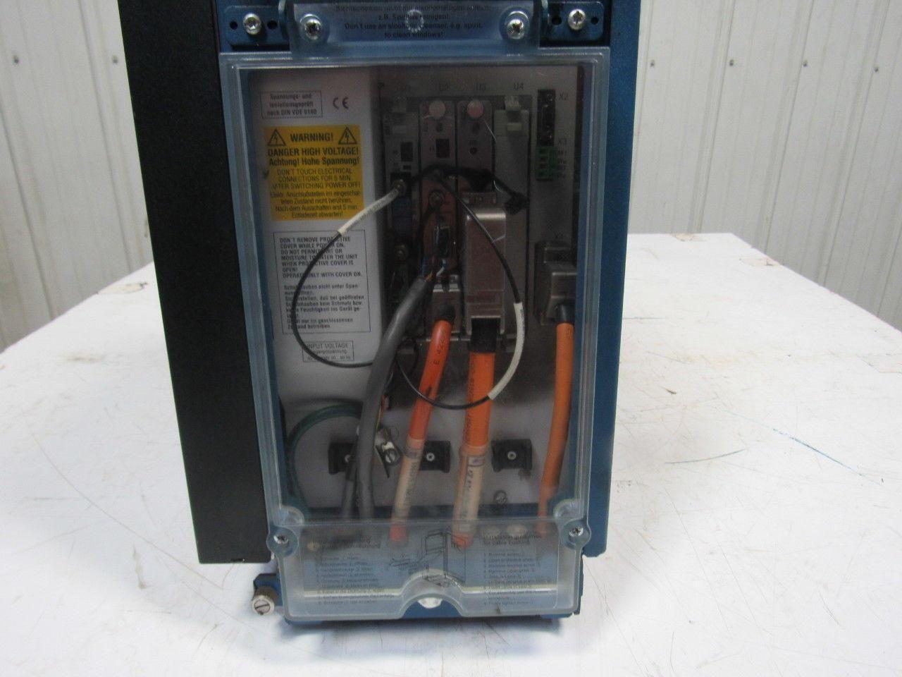 Indramat DDC01.2-N100A-DS68-00-FW Servo AC Controller W/ 4 Cards