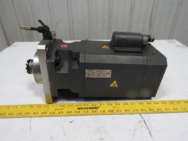 Siemens 1FT6084-8AH71-3AL0Z 261YV 4500-7100RPM 24V Brake Servo Motor