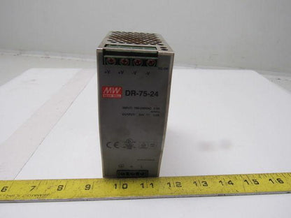 Mean Well DR-75-24 @4VDC 3.2A Power Supply 100-240V 2A Input