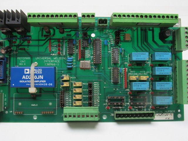 Motoman UWI 130966-1 Rev B Universal Welding Interface Circuit Board