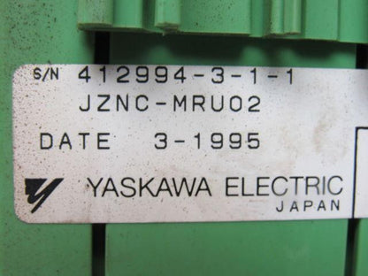 Yaskawa Electric JZNC-MRU02 Rev. A Robot Control Board Assembly