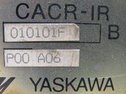 Yaskawa Electric CACR-IR010101F P00 A06 Servopack Servo Drive From a Motoman Rob