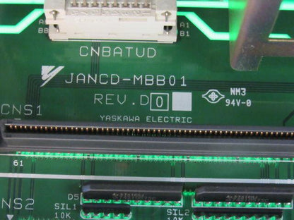Yaskawa JANCD-MBB01 Rev. D0 DF920064B-C0 Back Board Slot Rack W/Motoman