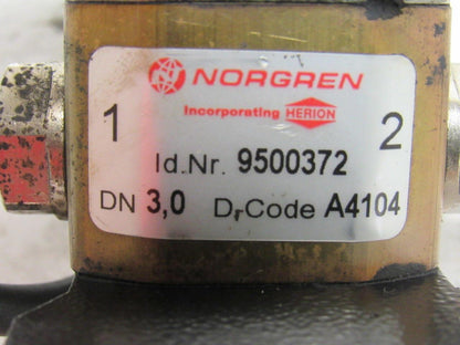 Norgren/Herion 9500372 Solenoid Valve 24V 11W 1/4"NPT