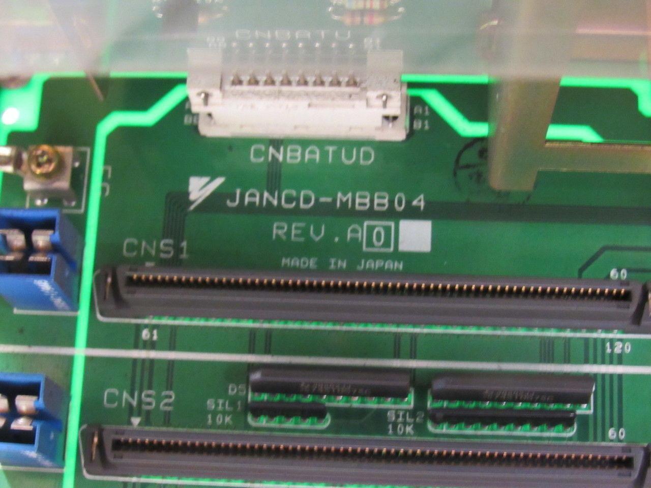 Yaskawa JANCD-MBB04 Rev. A0 DF9201435-A0 Back Board Slot Rack W/Motoman