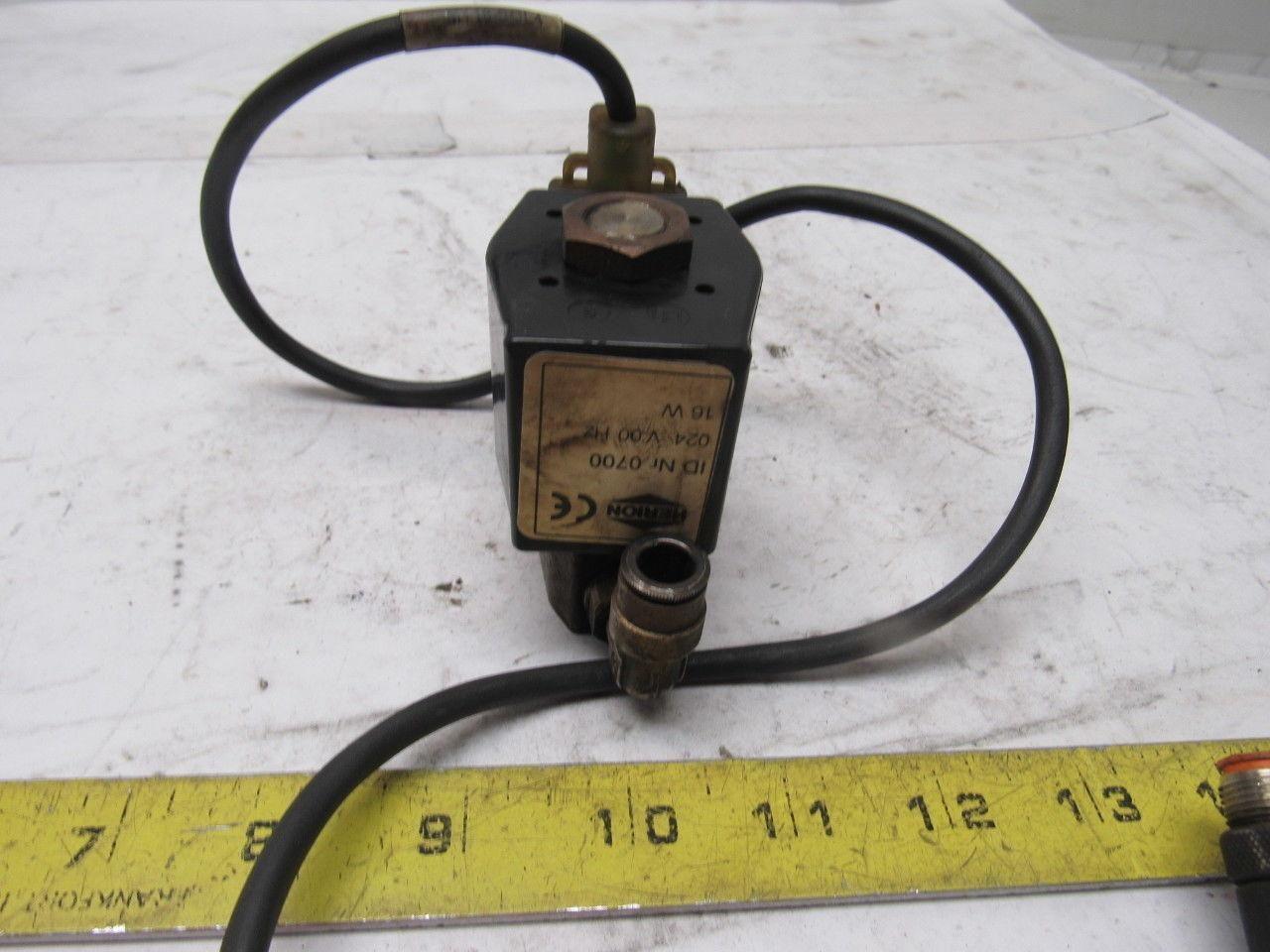 Norgren/Herion 9500400 Solenoid Valve 24V  1/4"NPT
