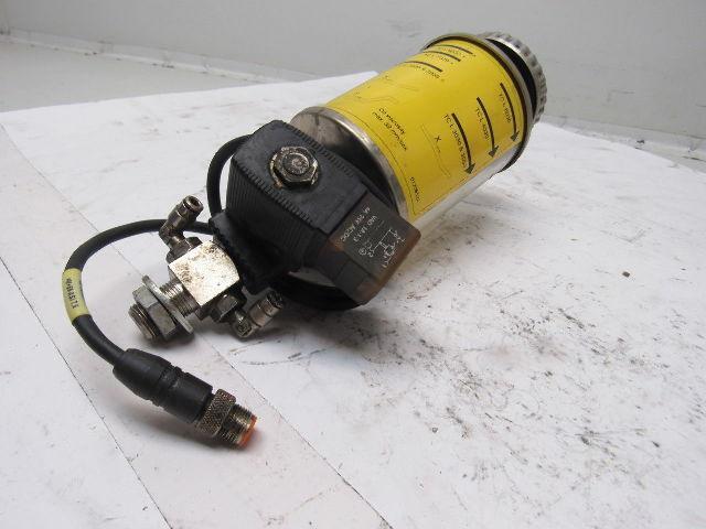 Bielomatik 1-FACH Electronic Drip Feed Oiler Lubricator 24VDC Solenoid Valve