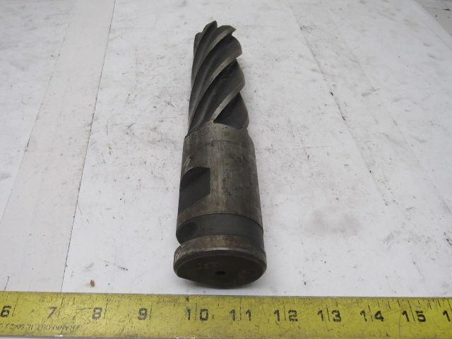 2" HS High Speed 6 Flute End Mill Combo Combination Shank