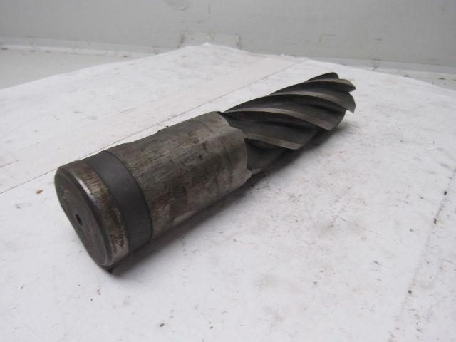 2" HS High Speed 6 Flute End Mill Combo Combination Shank