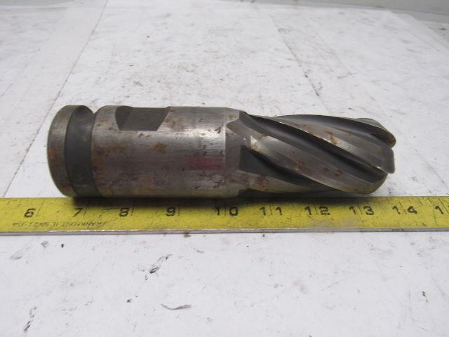 2" HS Ball End Mill 6 Flute Positiv-Lok Combination Shank