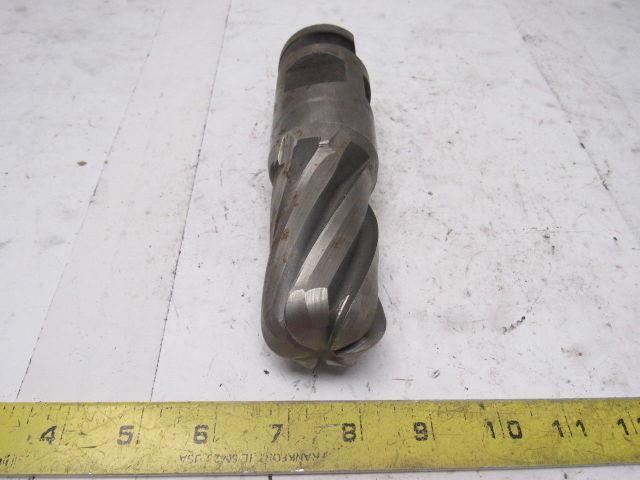 2" HS Ball End Mill 6 Flute Positiv-Lok Combination Shank