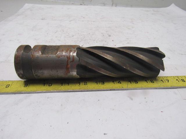 P&W 2" End Mill HS 6 Flute Positiv-Lok Combination Shank