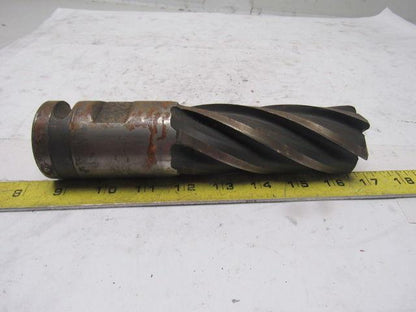 P&W 2" End Mill HS 6 Flute Positiv-Lok Combination Shank