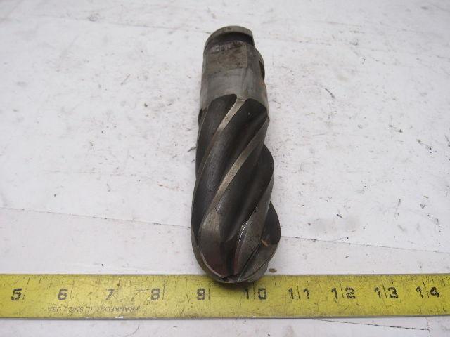 Weldon 2"  HS 6 Flute Positiv-Lok Ball End Mill Combination Shank