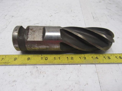 Weldon 2"  HS 6 Flute Positiv-Lok Ball End Mill Combination Shank