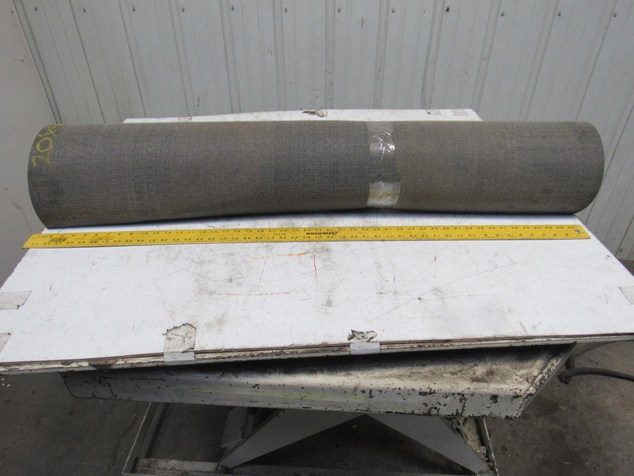 47-3/4" x 20' x 1/8" Rough Interwoven Nylon Braided Conveyor Belt