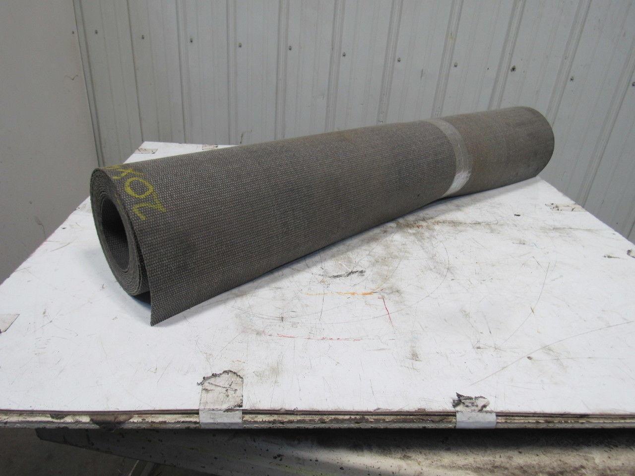 47-3/4" x 20' x 1/8" Rough Interwoven Nylon Braided Conveyor Belt