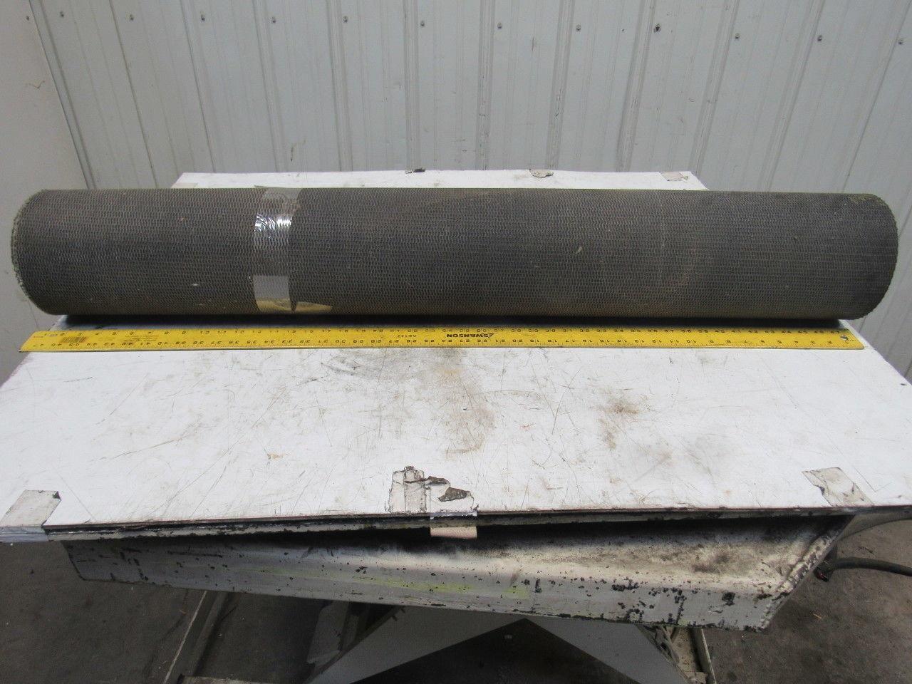 47-1/2" x 7' x 1/8" Rough Interwoven Nylon Braided Conveyor Belt