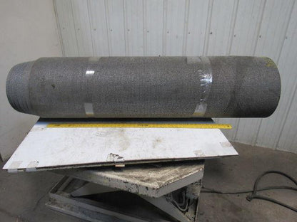 59-1/4" x 83' x 1/8" Rough Interwoven Nylon Braided Conveyor Belt