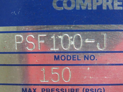 Deltech PSF100-J Compressed Air Dryer 150 psi Max 115V 1A 120 F