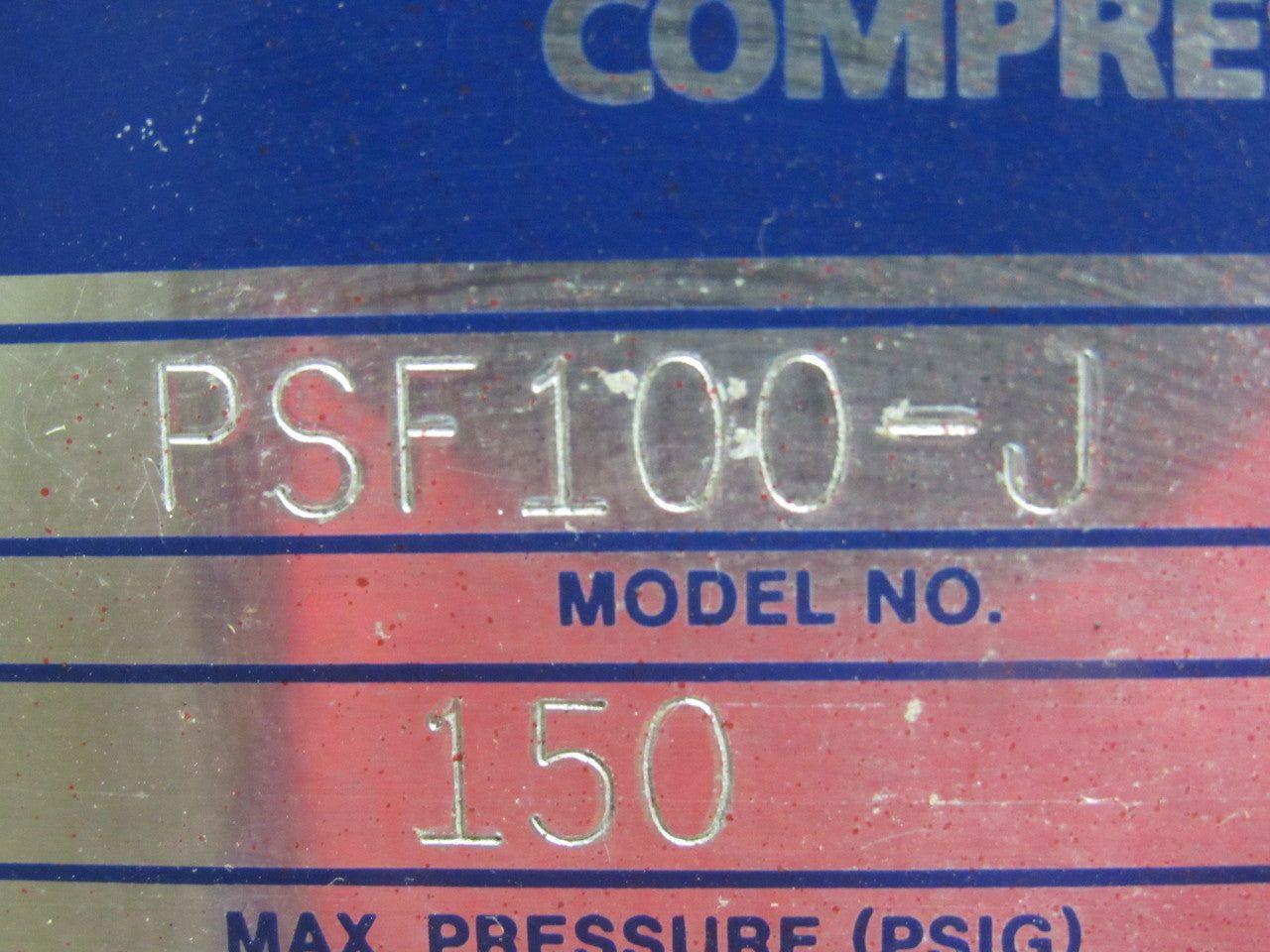 Deltech PSF100-J Compressed Air Dryer 150 psi Max 115V 1A 120 F