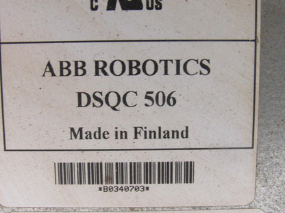 ABB Robotics SR 92B130 DSQC 506 Power Supply