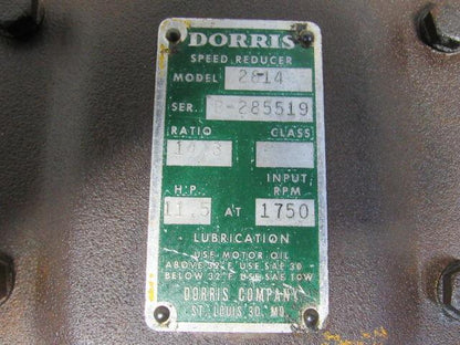 SGC Dorris 2814 Double Reduction Gear Drive 14.3:1 Ratio