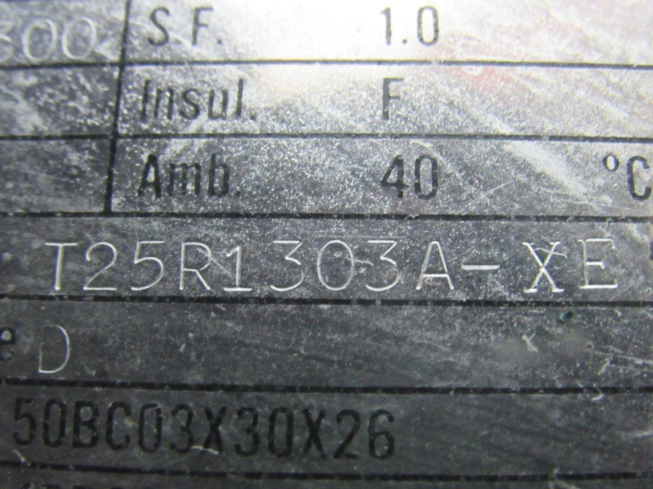 Reliance T25R1303A-XE 25Hp Electric Motor 500VDC W/Tachometer Generator