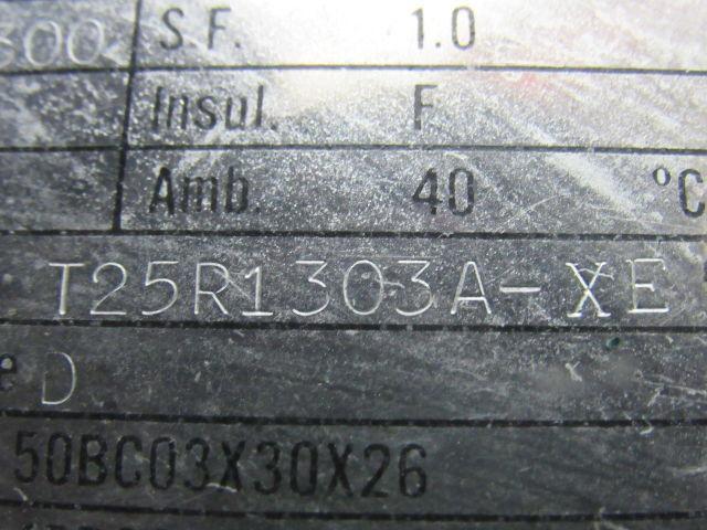 Reliance T25R1303A-XE 25Hp Electric Motor 500VDC W/Tachometer Generator