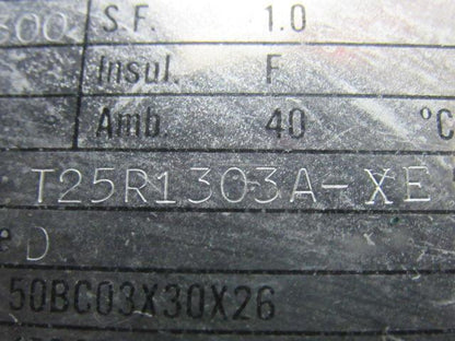 Reliance T25R1303A-XE 25Hp Electric Motor 500VDC W/Tachometer Generator