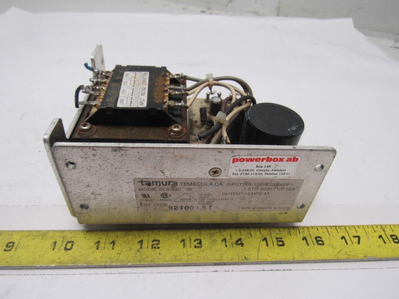 Tamura OLS-24C Linear Power Supply +24V / 2.4A