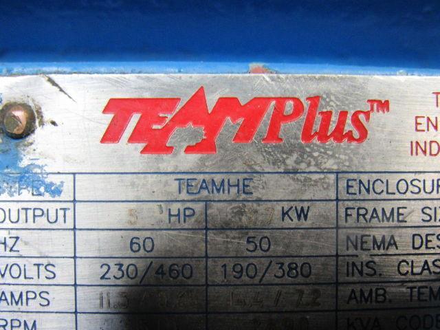 Teco TEAMHE 5Hp 3510RPM 3Ph 230/460 50/60Hz 1.5x2.5x5" Centrifugal Pump