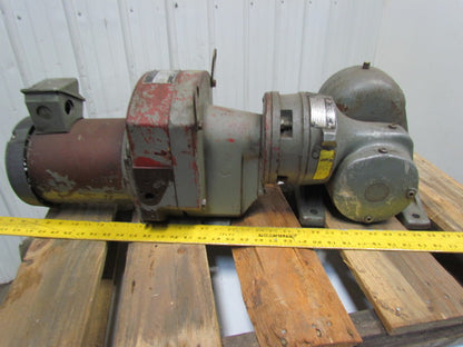 US Motors VariTrac 2Hp 230/460V 50/60Hz Manual Speed Adjust LH Output Gear Motor