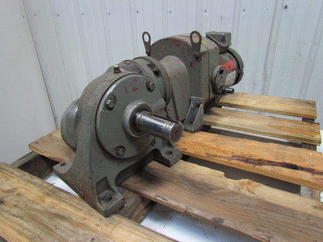 US Motors VariTrac 2Hp 230/460V 50/60Hz Manual Speed Adjust LH Output Gear Motor