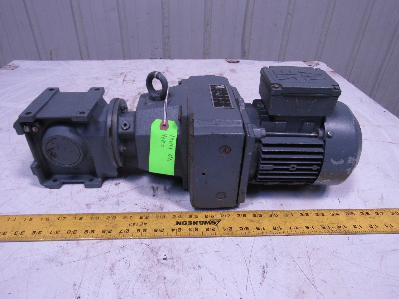 Sew Eurodrive S37D16DT71D4 Varimot .37kW 240/480V Variable Speed Reducer