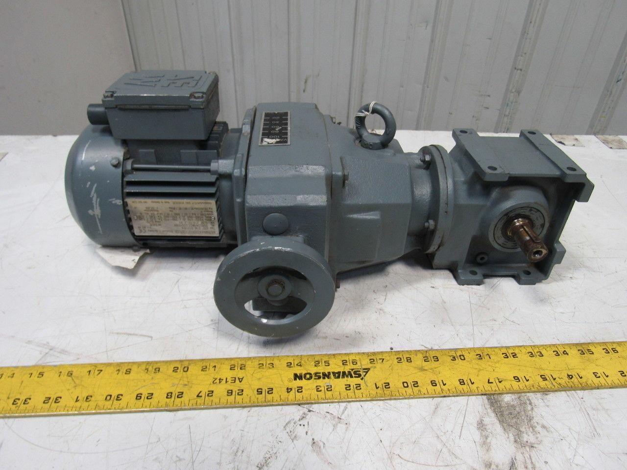Sew Eurodrive S37D16DT71D4 Varimot .37kW 240/480V Variable Speed Reducer