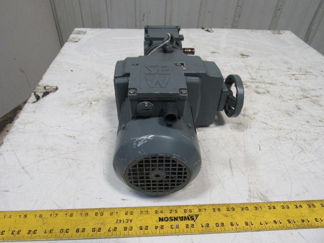 Sew Eurodrive S37D16DT71D4 Varimot .37kW 240/480V Variable Speed Reducer
