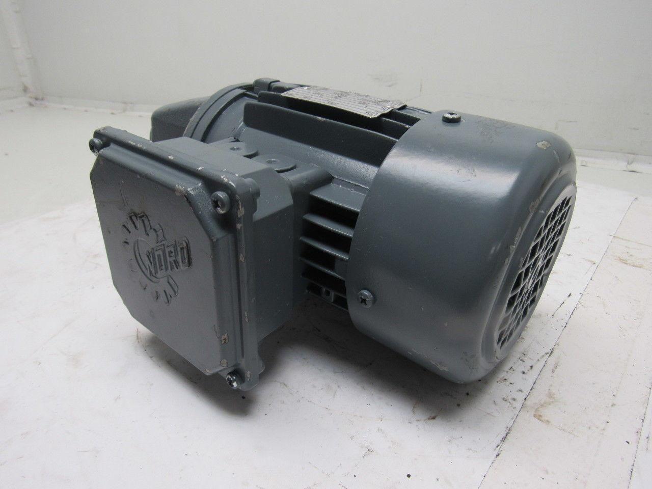 Nord 63S/4 0.16Hp 277/480V 60Hz 252RPM Output 14mm Shaft Right Hand Gear Motor